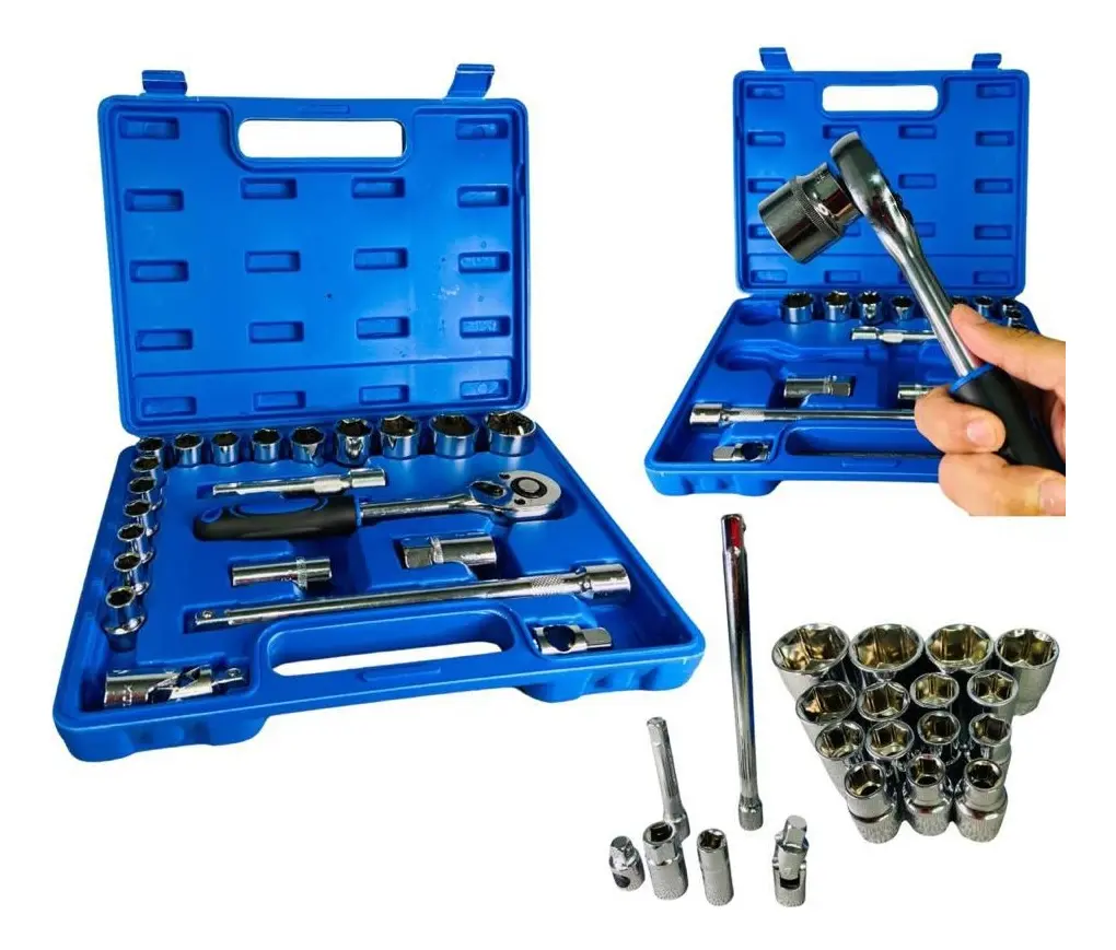Kit Jogo Soquetes 10-32mm